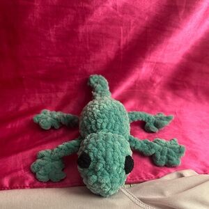 Handmade Crochet Gecko/Chameleon💙🌴